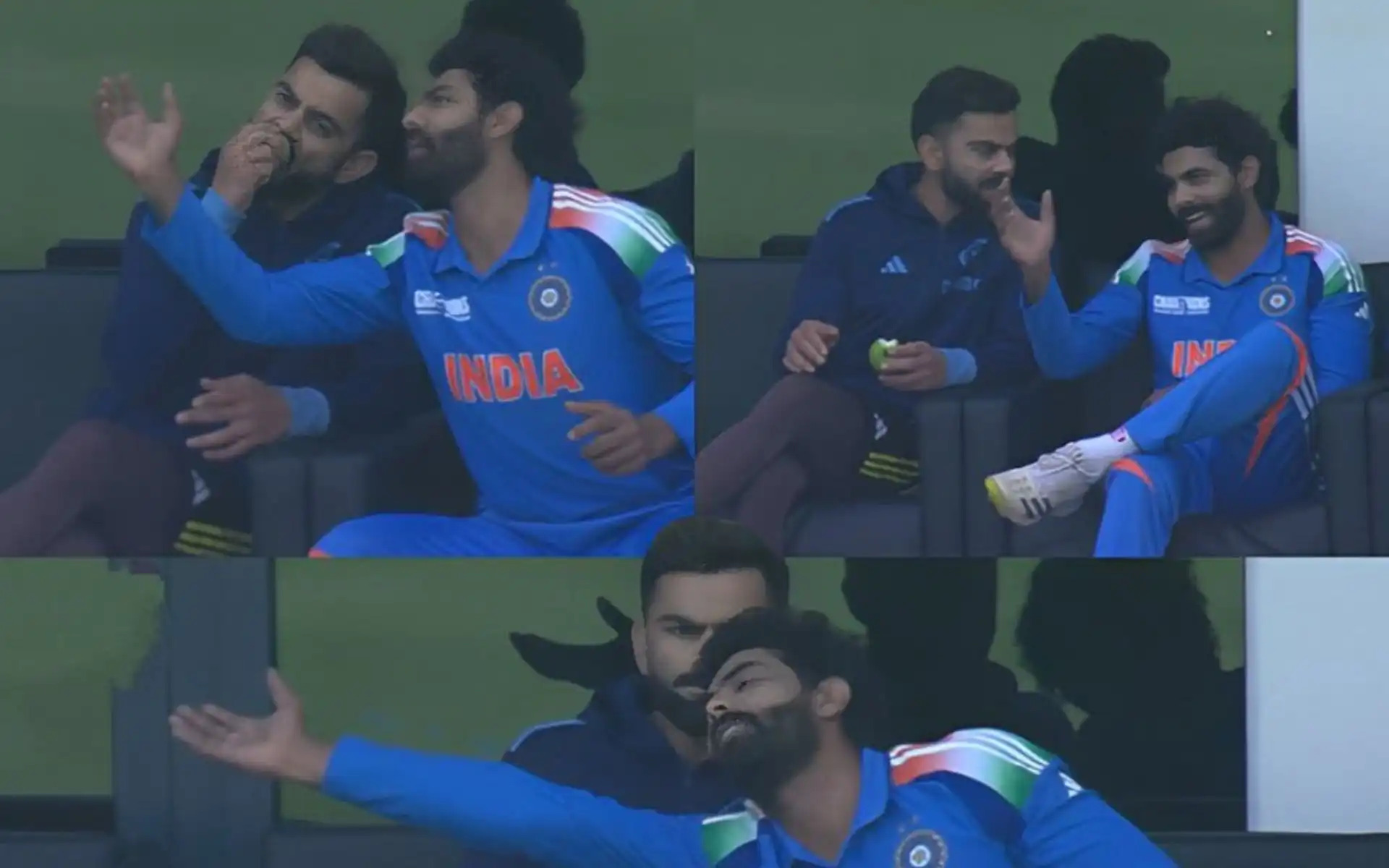 WATCH: Ravindra Jadeja seen imitating Glenn Phillips catch that dismissed Virat Kohli