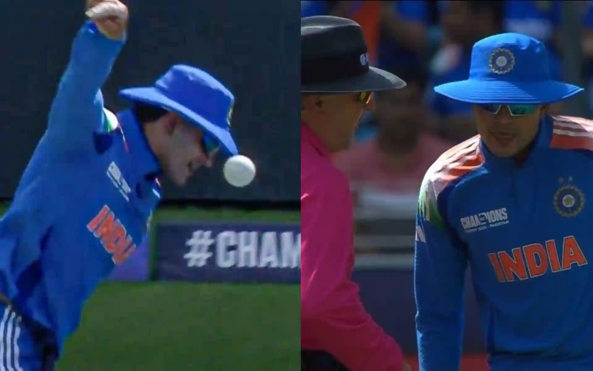 Champions Trophy 2025: Shubman Gill warned by umpire after taking catch Travis Head