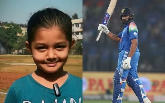 [WATCH] A 6-year-old girl predicts Rohit Sharma's century in Champions Trophy 2025 final