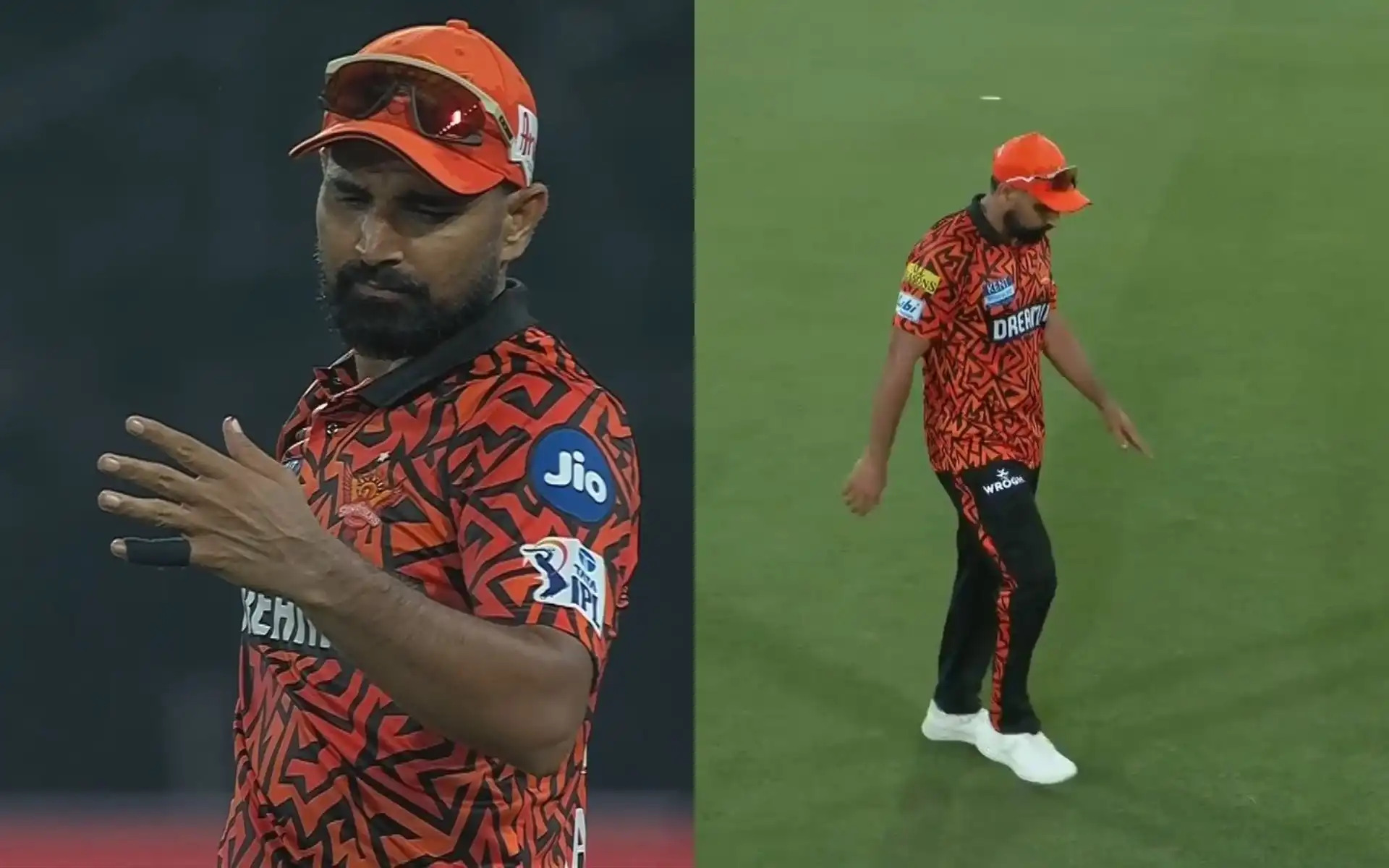 IPL 2025: Mohammed Shami walks off after injuring hand vs Rajasthan Royals
