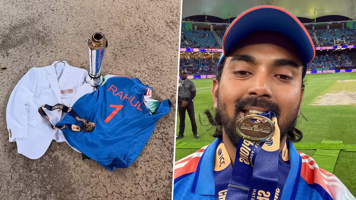 'Slowly sinking in'- KL Rahul's post after India's Champions Trophy 2025 win goes viral on social media