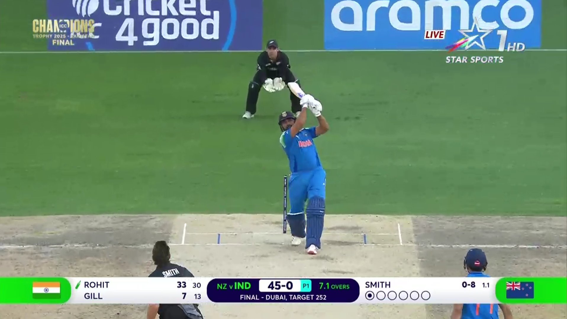 Video of the Day - Champions Trophy 2025: Rohit Sharma clobbers Nathan Smith with big 93-metre shot