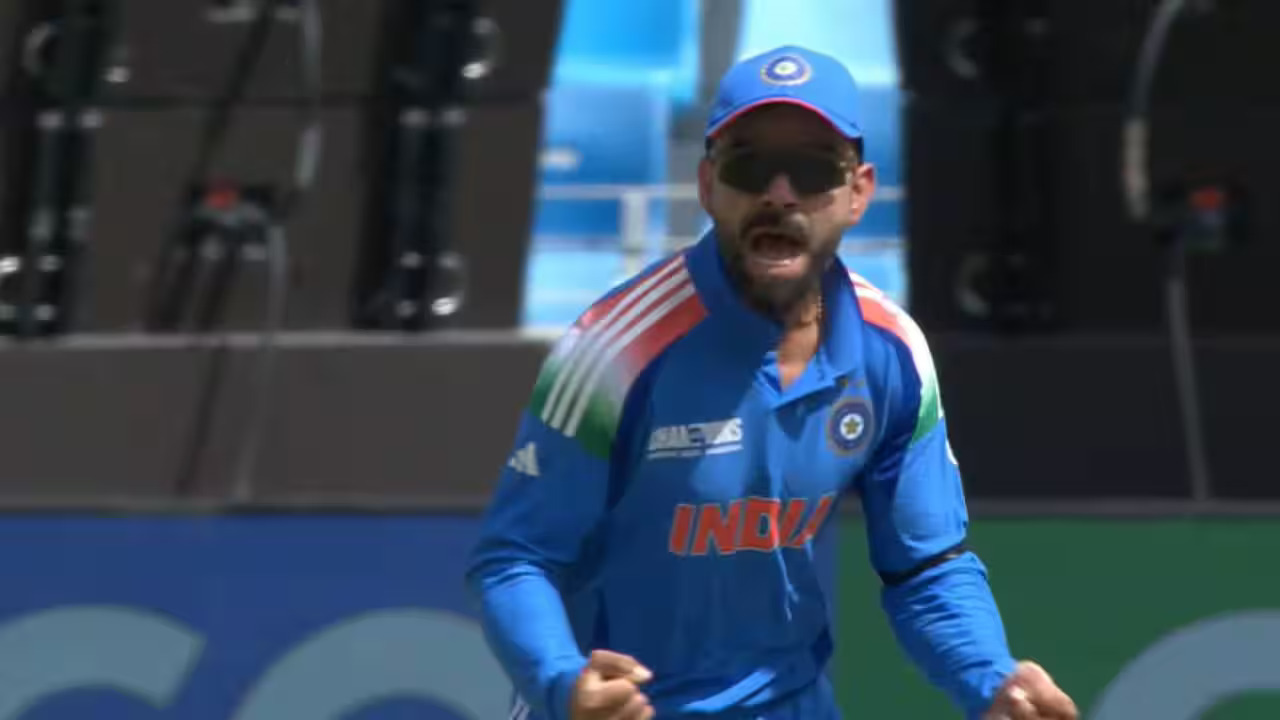 WATCH - Champions Trophy 2025: Virat Kohli roars in jubilation after Travis Head's dismissal