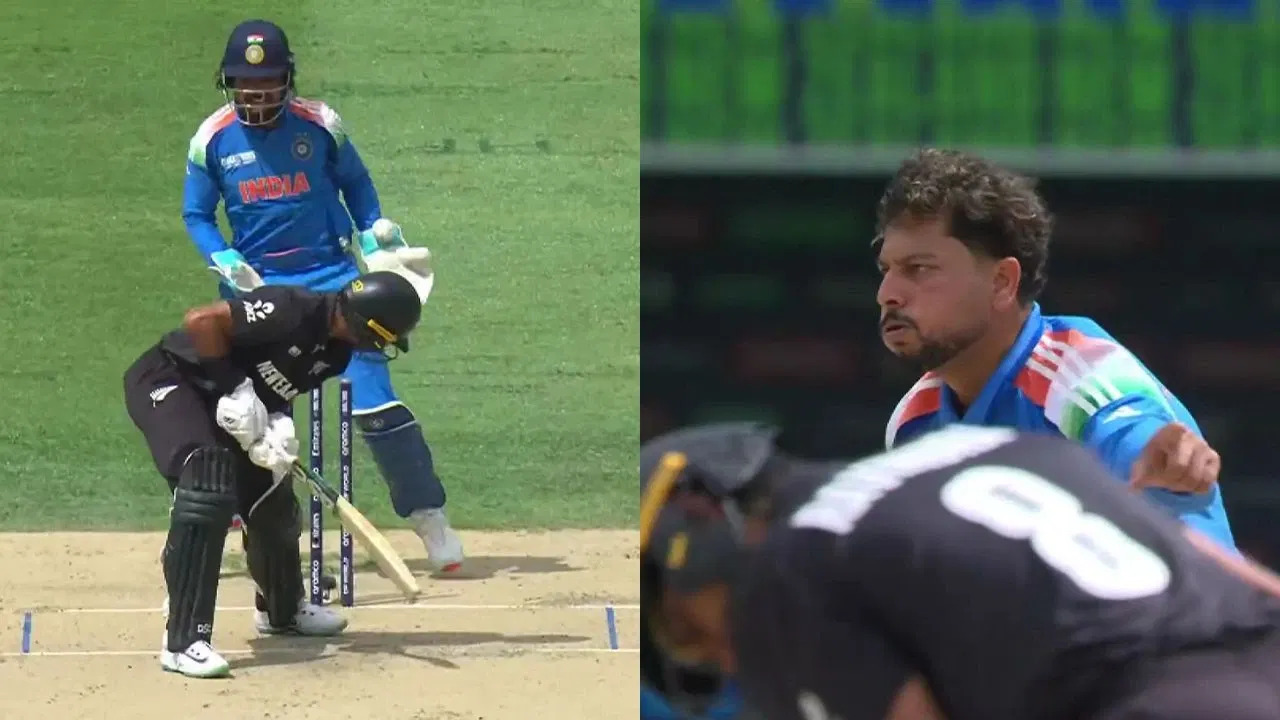 Watch: Kuldeep Yadav dismiss Rachin Ravindra, Kane Williamson in consecutive overs