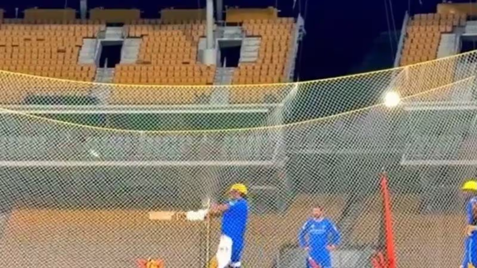 Watch: MS Dhoni's effortless pull shot in CSK nets sets the internet on fire