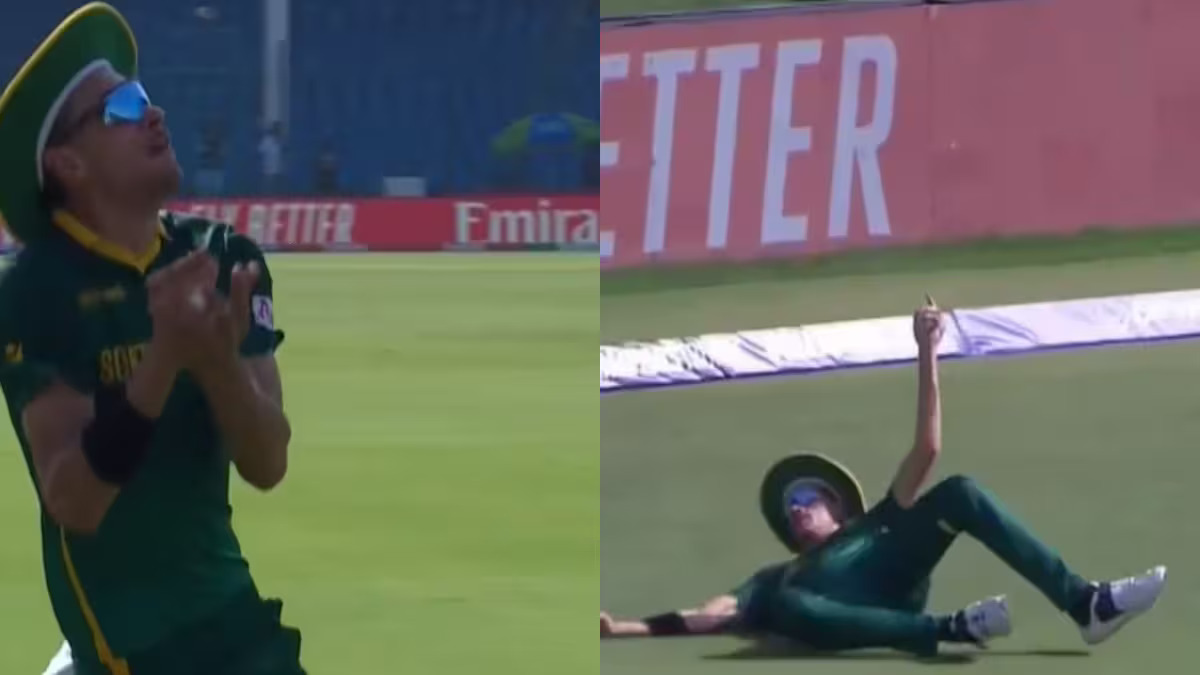 Watch: Marco Jansen's superb catch at midwicket sends Harry Brook packing