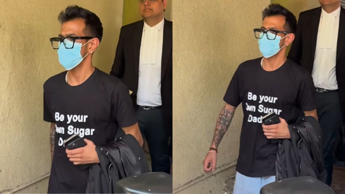 Watch: Yuzvendra Chahal's t-shirt message sparks buzz amid divorce news