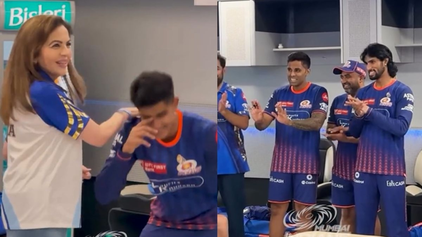 WATCH: Nita Ambani hands 'Best Bowler' award to Vignesh Puthur after dream debut against CSK