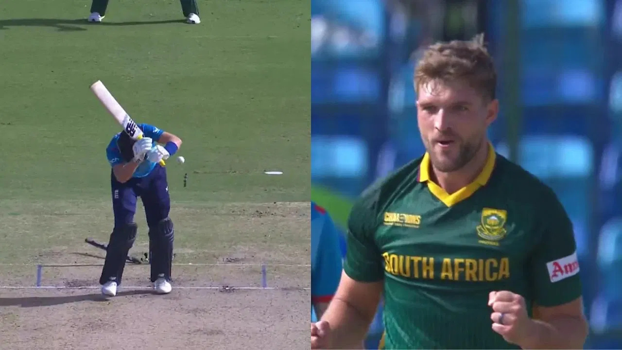 Video of the Day - Champions Trophy 2025: Joe Root mistakes Wiaan Mulder's clean ball to have stumps rattled