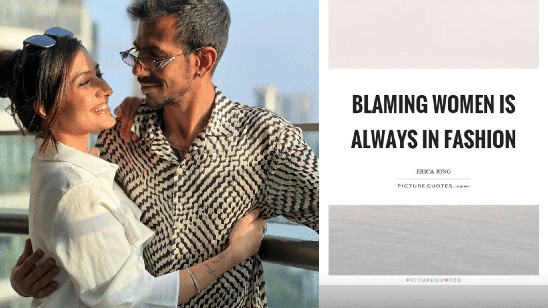 'Blaming women is always in fashion'- Dhanshree Verma shares cryptic post after amid reported with Yuzvendra Chahal