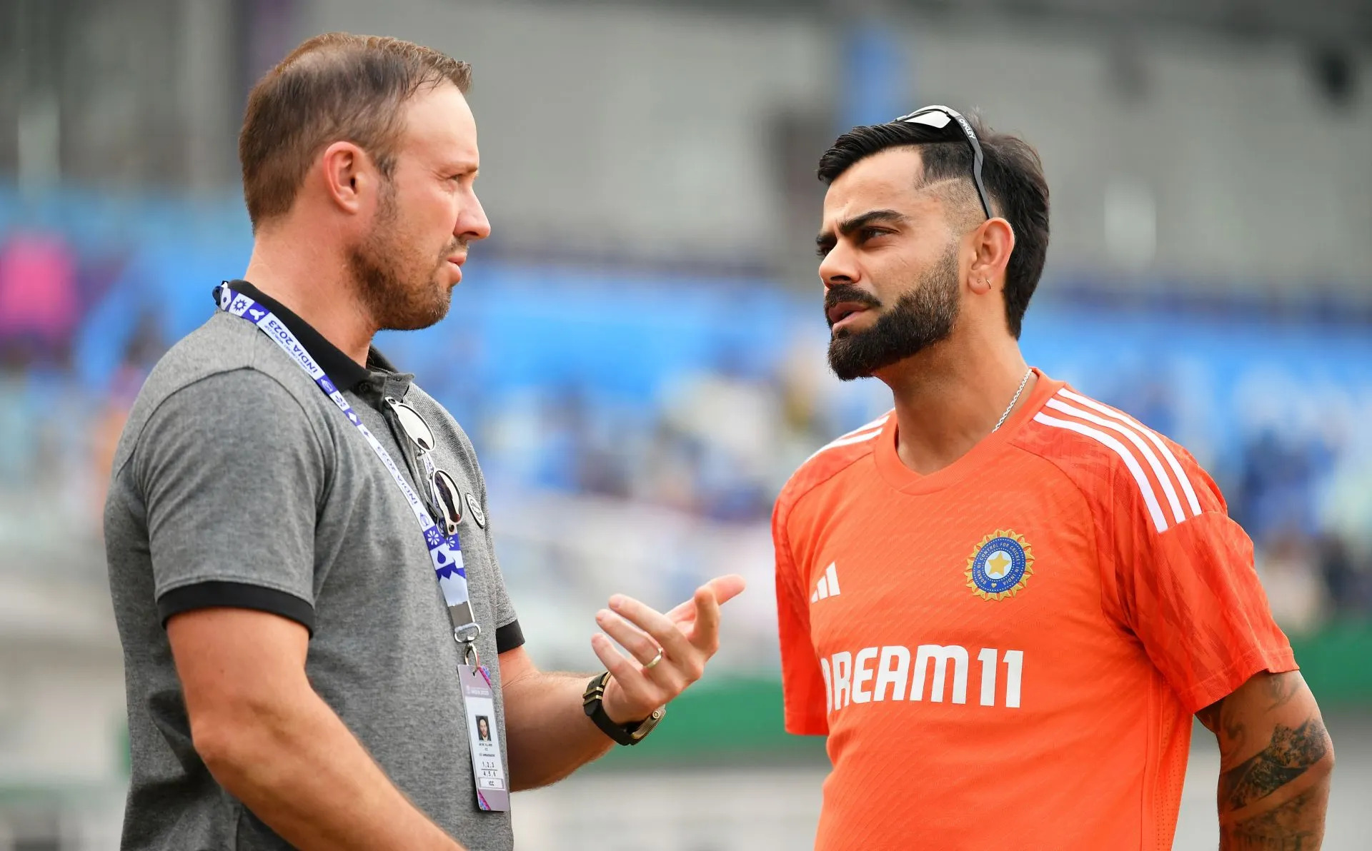 'I got a direct message from Virat'- AB de Villiers on Kohli stopping him from using 'Ee sala cup namde' slogan