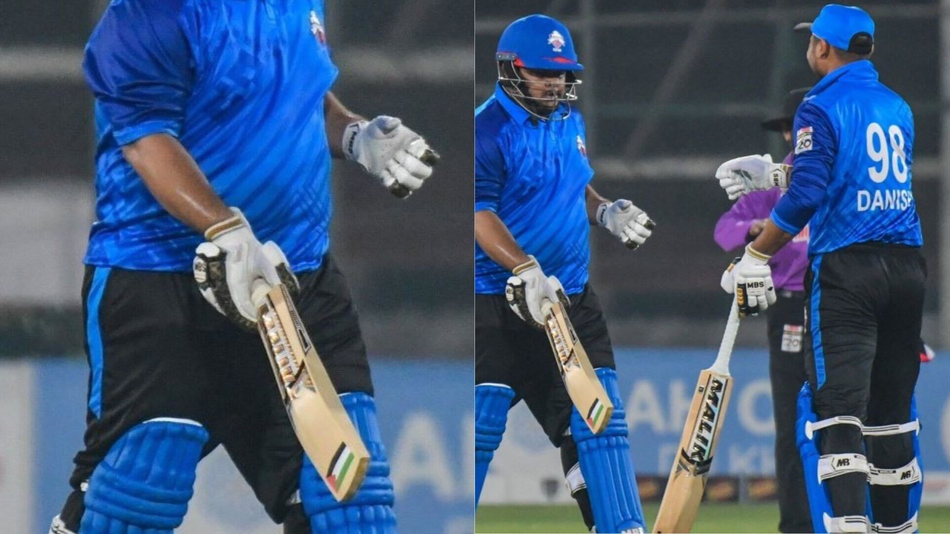 Reports: PCB fines Azam Khan 50% of match fees for sporting Palestine's flag on his bat