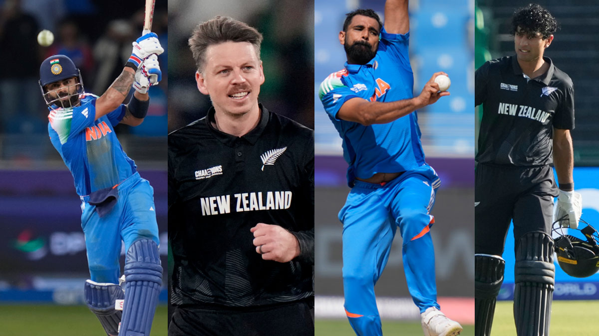 Champions Trophy 2025: India vs New Zealand, Final Match - Top 3 Player Battles to Look Out For