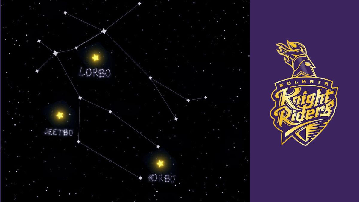 WATCH: KKR reach for the stars! Name Gemini constellation trio 'Korbo, Lorbo, Jeetbo'