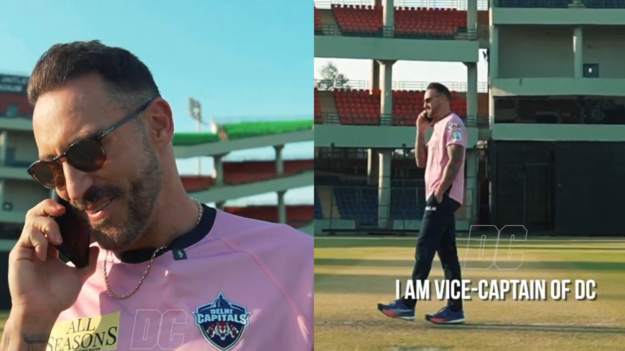 WATCH: IPL 2025: Delhi Capitals announce Faf du Plessis as vice-captain
