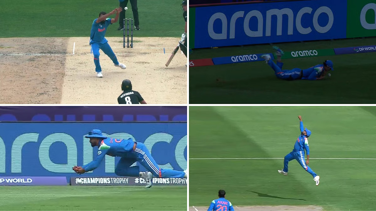 How many catches did India drop in Champions Trophy final vs New Zealand? -Watch video