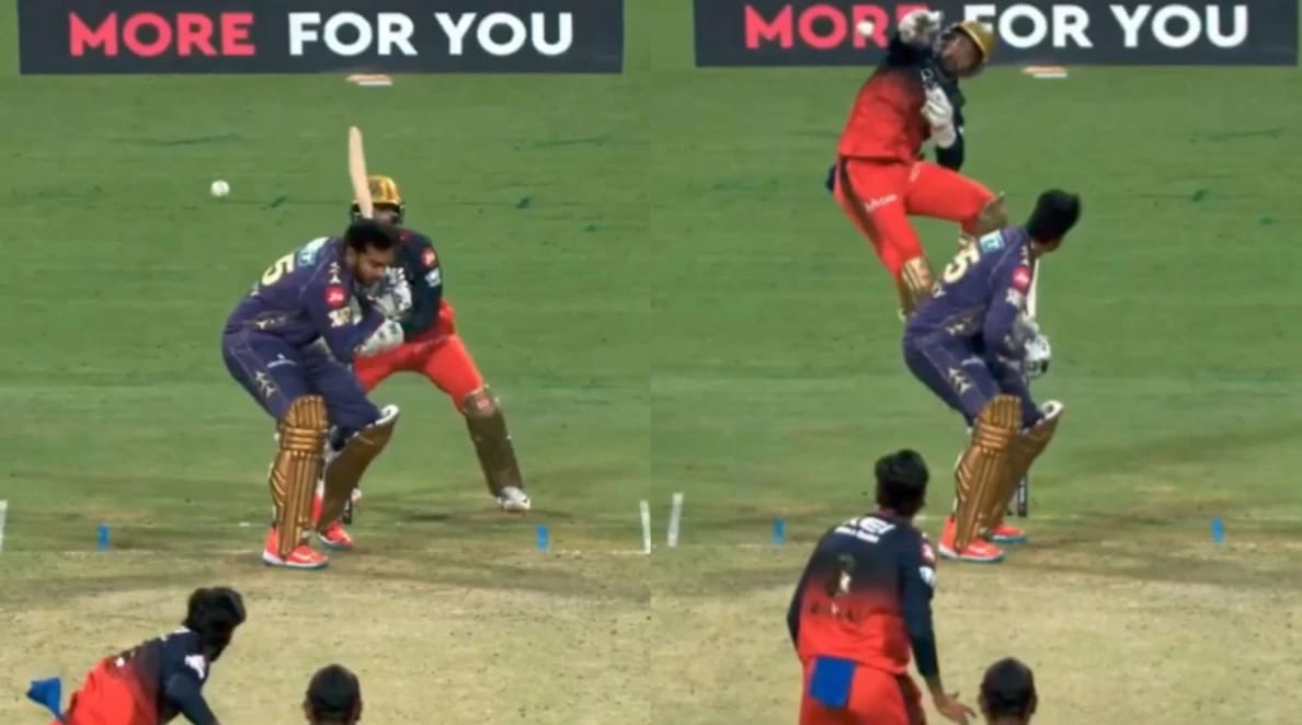 IPL 2025: Krunal Pandya stuns Venkatesh Iyer with surprise bouncer