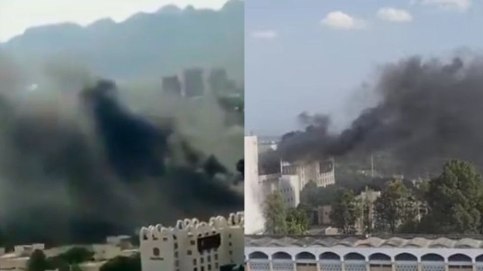 [WATCH] A fire breaks out at Islamabad's PSL players' hotel