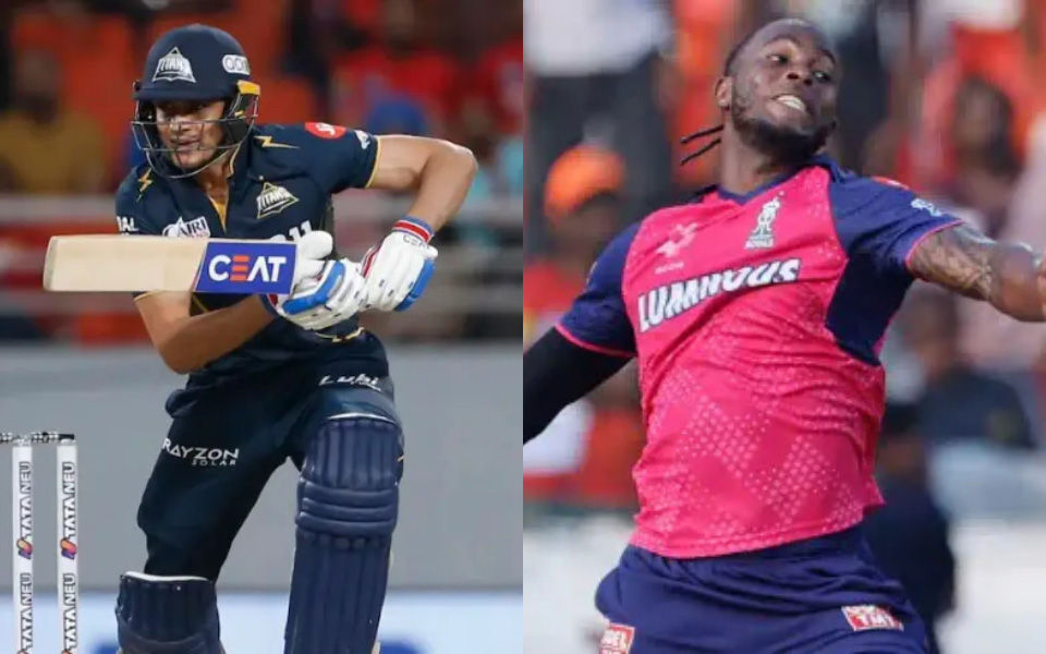 1744102094897 Shubman Gill and Jofra Archer