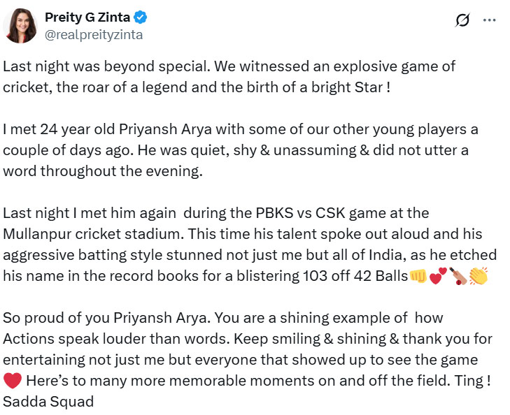 1744290557189 Preity Zinta Tweet