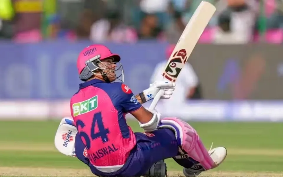 [WATCH] IPL 2025: Yashasvi Jaiswal's amazing off-balance scoop for six against Josh Hazlewood