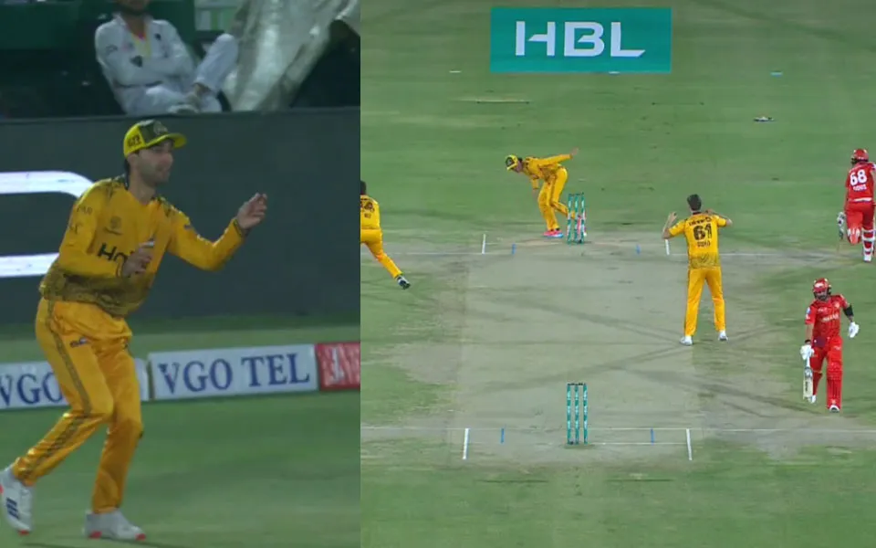 [Watch] PSL 2025: Tom Kohler-Cadmore shows amazing presence of mind to catch Andries Gous short of ground