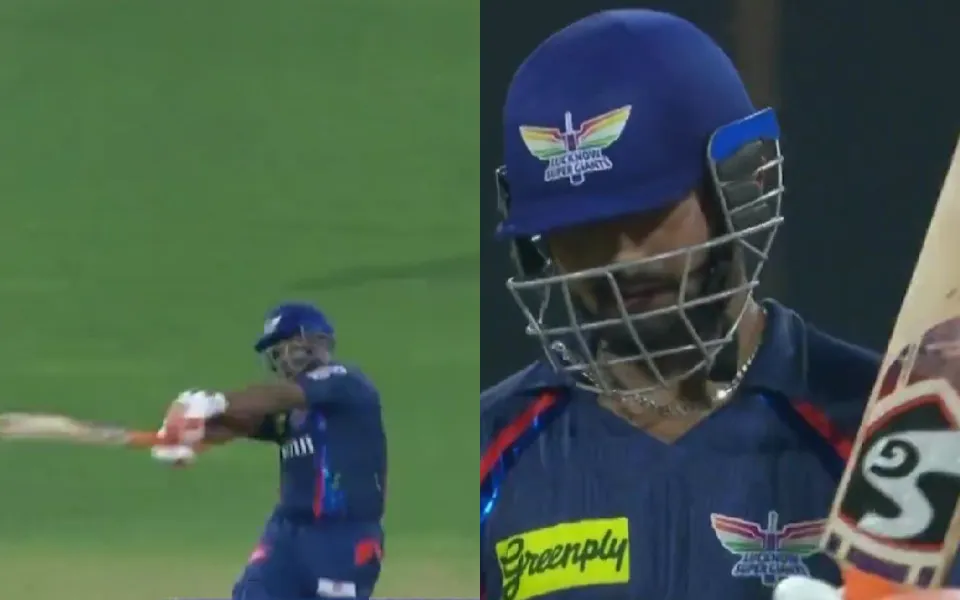[WATCH] Rishabh Pant's amazing one-handed pull shot sails over boundary line
