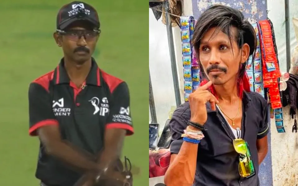 IPL 2025: Umpire Sai Darshan Kumar goes viral for looks like influencer Dolly Chaiwala