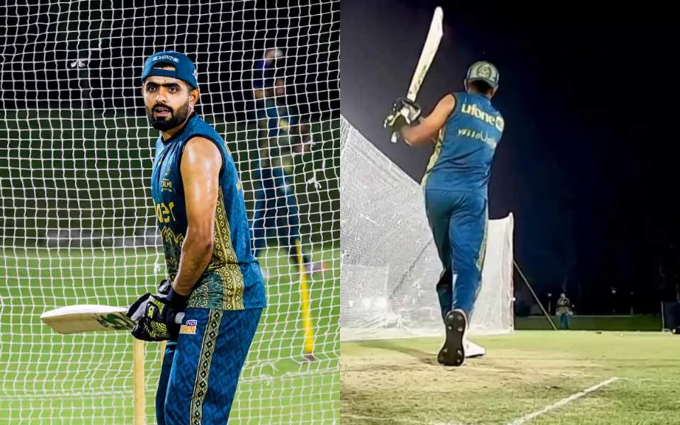 [WATCH] PSL 2025: Babar Azam trains range hitting and smashes huge sixes in nets ahead of his match vs Multan Sultans
