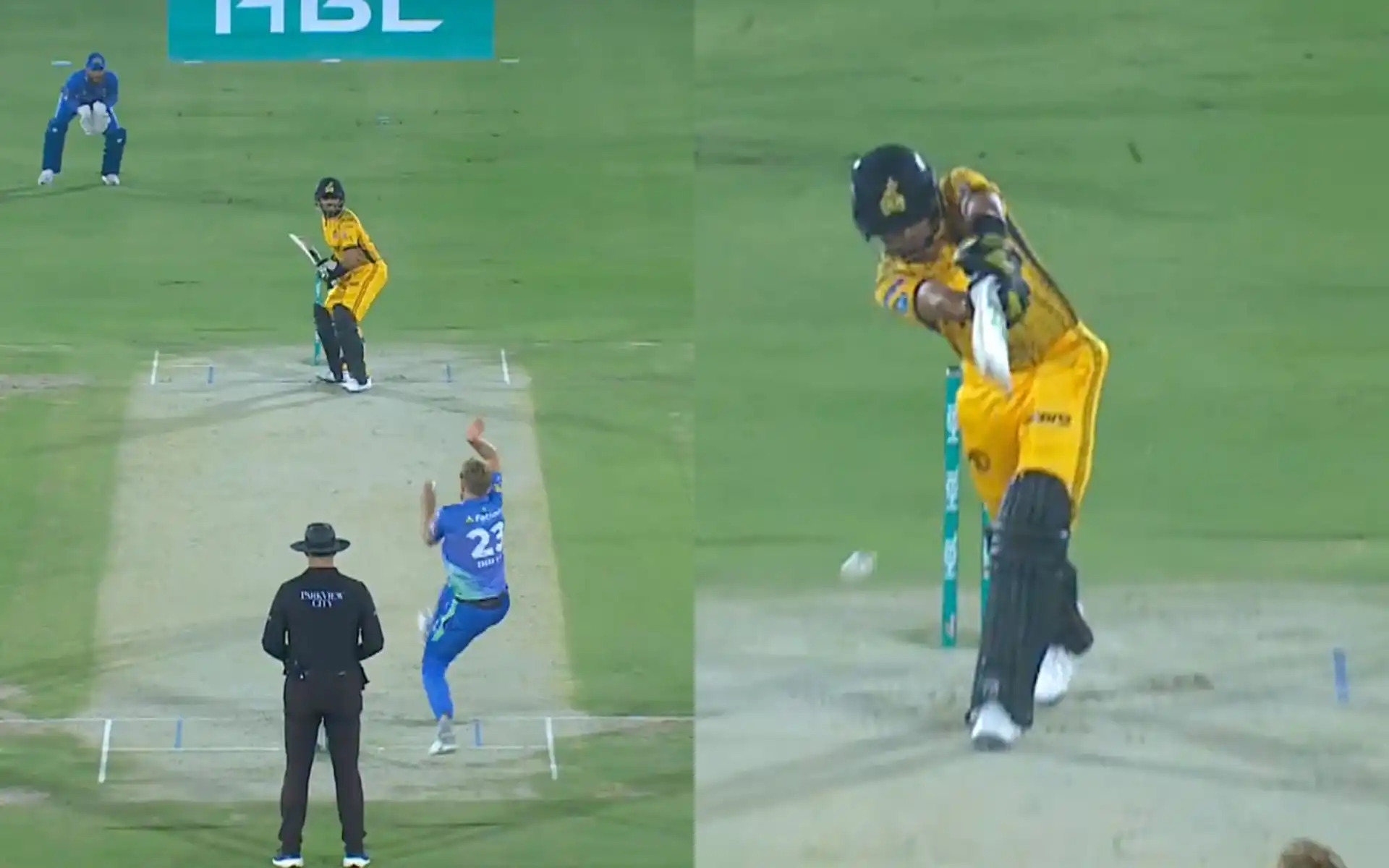 [WATCH] PSL 2025: Babar Azam fails to perform again, gets trapped by David Willey on straight ball