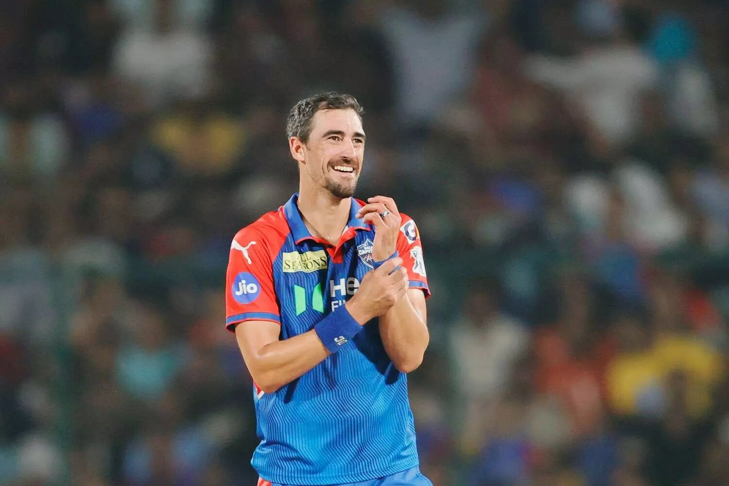 'I don't use it, it's a myth'- Mitchell Starc disagrees saliva advantage claims in IPL 2025