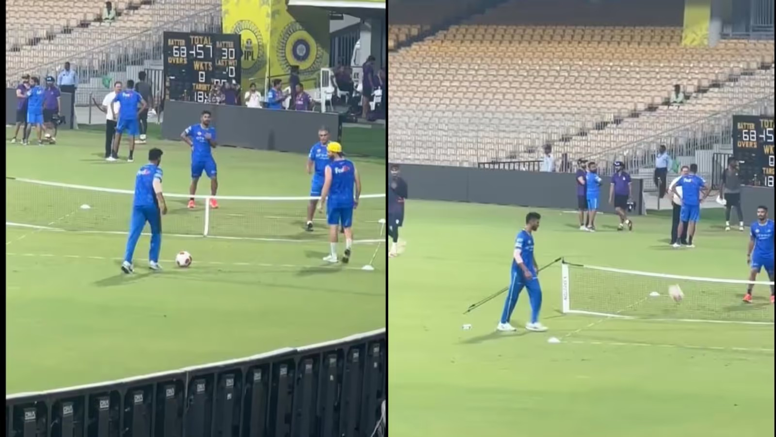 [WATCH] IPL 2025: Injured Ruturaj Gaikwad seen playing football with CSK teammates
