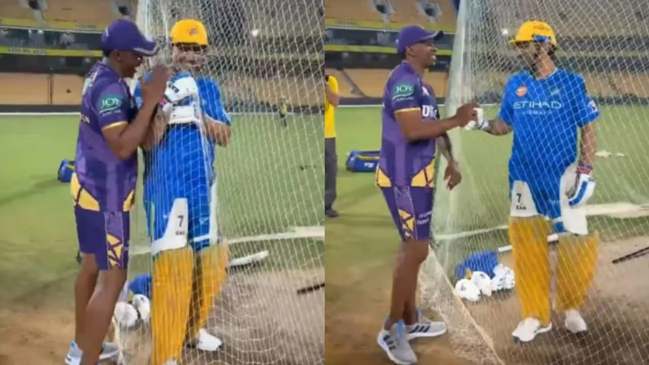 [Watch] 'The traitor is here'- MS Dhoni takes playful joke at Dwayne Bravo