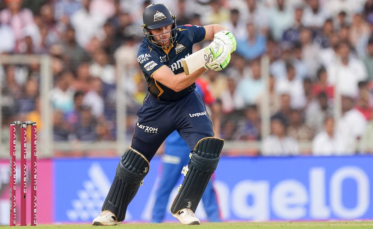[WATCH] IPL 2025: Jos Buttler hits Mitchell Starc for five straight fours in an over as GT defeat DC