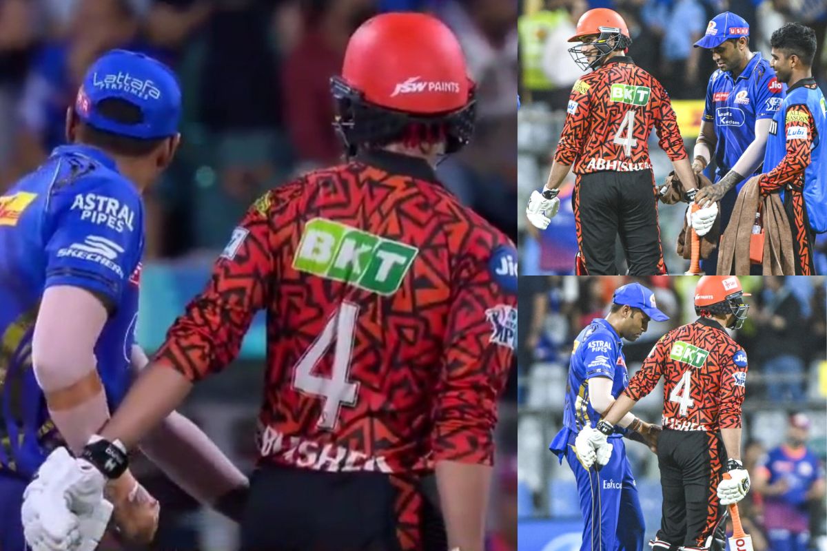 [Watch] IPL 2025: Suryakumar Yadav checks Abhishek Sharma's pockets for note, video goes viral