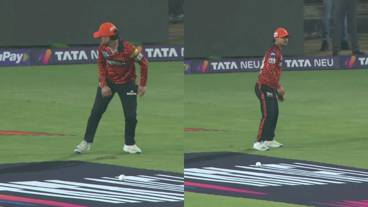 [WATCH] IPL 2025: Ishan Kishan loses sight of ball during match vs PBKS