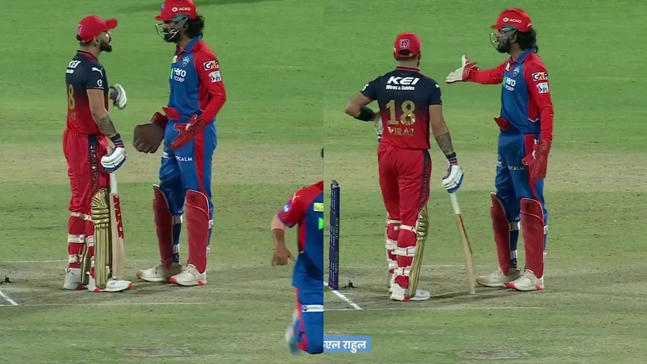 [WATCH] IPL 2025: Virat Kohli, KL Rahul engage in heated chat in DC vs RCB