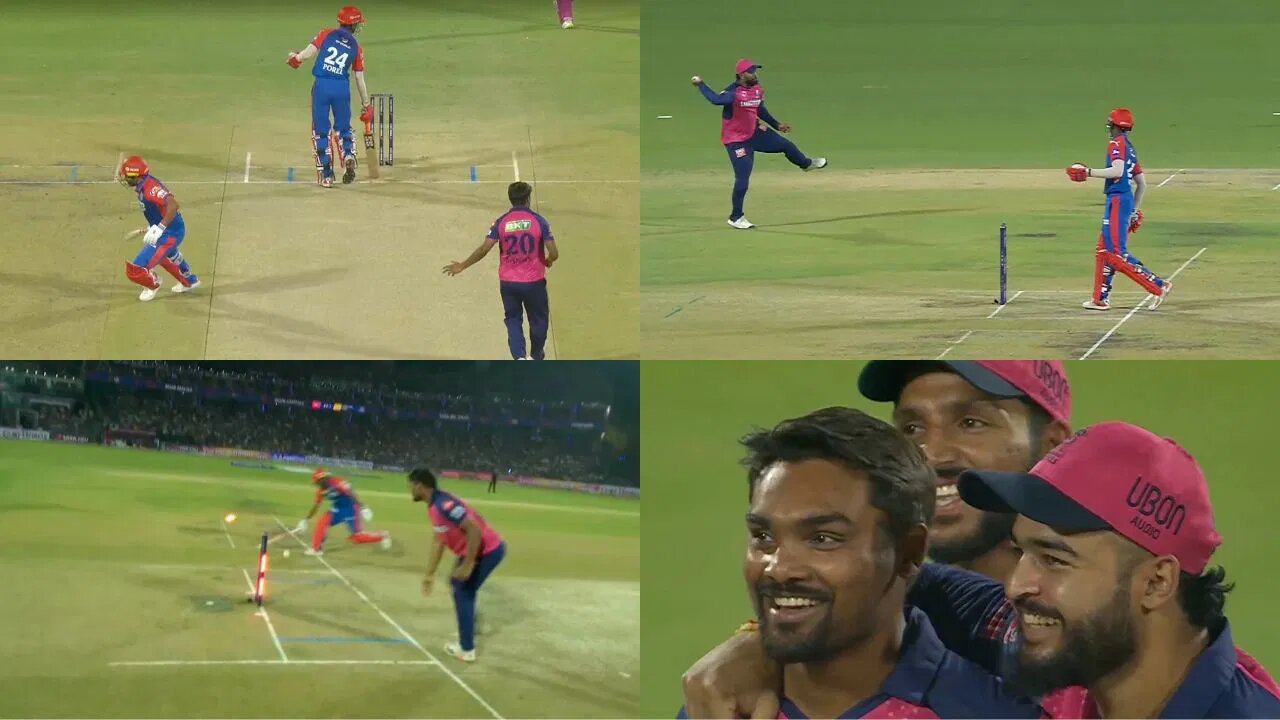 [Watch] IPL 2025: Karun Nair gets run out at non-striker's end for a three-ball duck vs RR