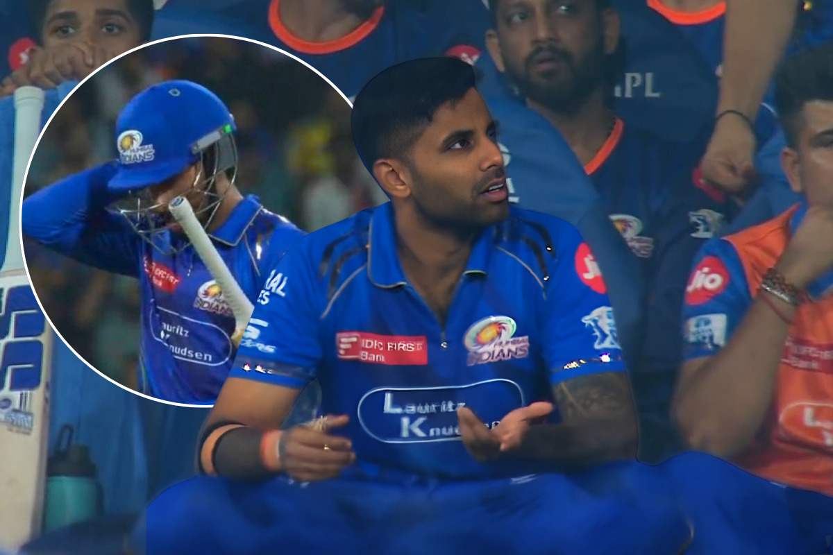 [WATCH] IPL 2025: Suryakumar Yadav shocked after MI retire Tilak Varma for Mitchell Santner vs LSG
