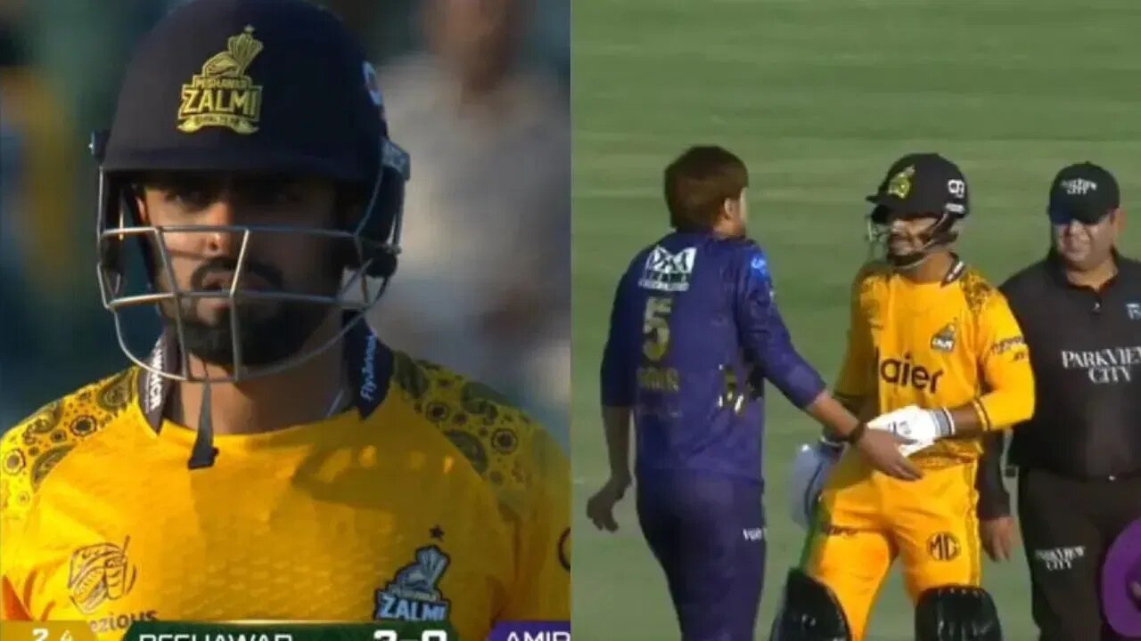 [Watch] PSL 2025: Mohammad Amir, Saim Ayub engage in verbal showdown