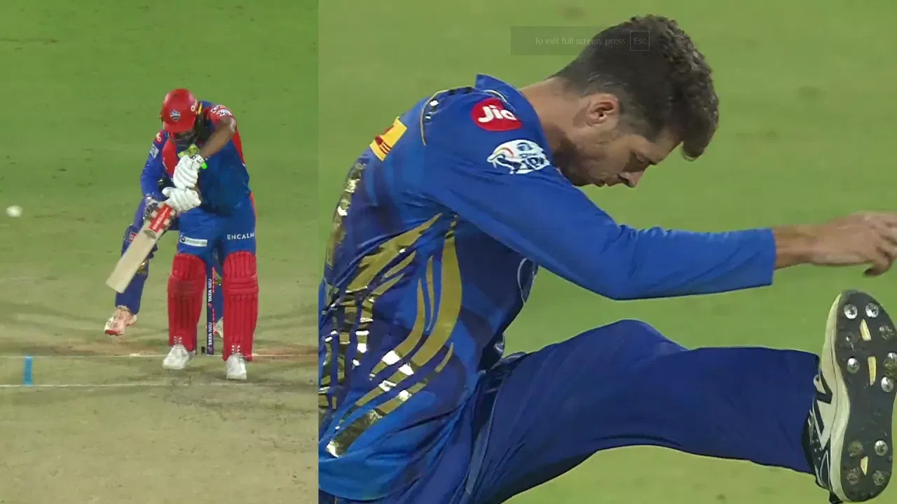[Watch] IPL 2025: Mitchell Santner dismisses Karun Nair with a jaffa to bring MI back into the game
