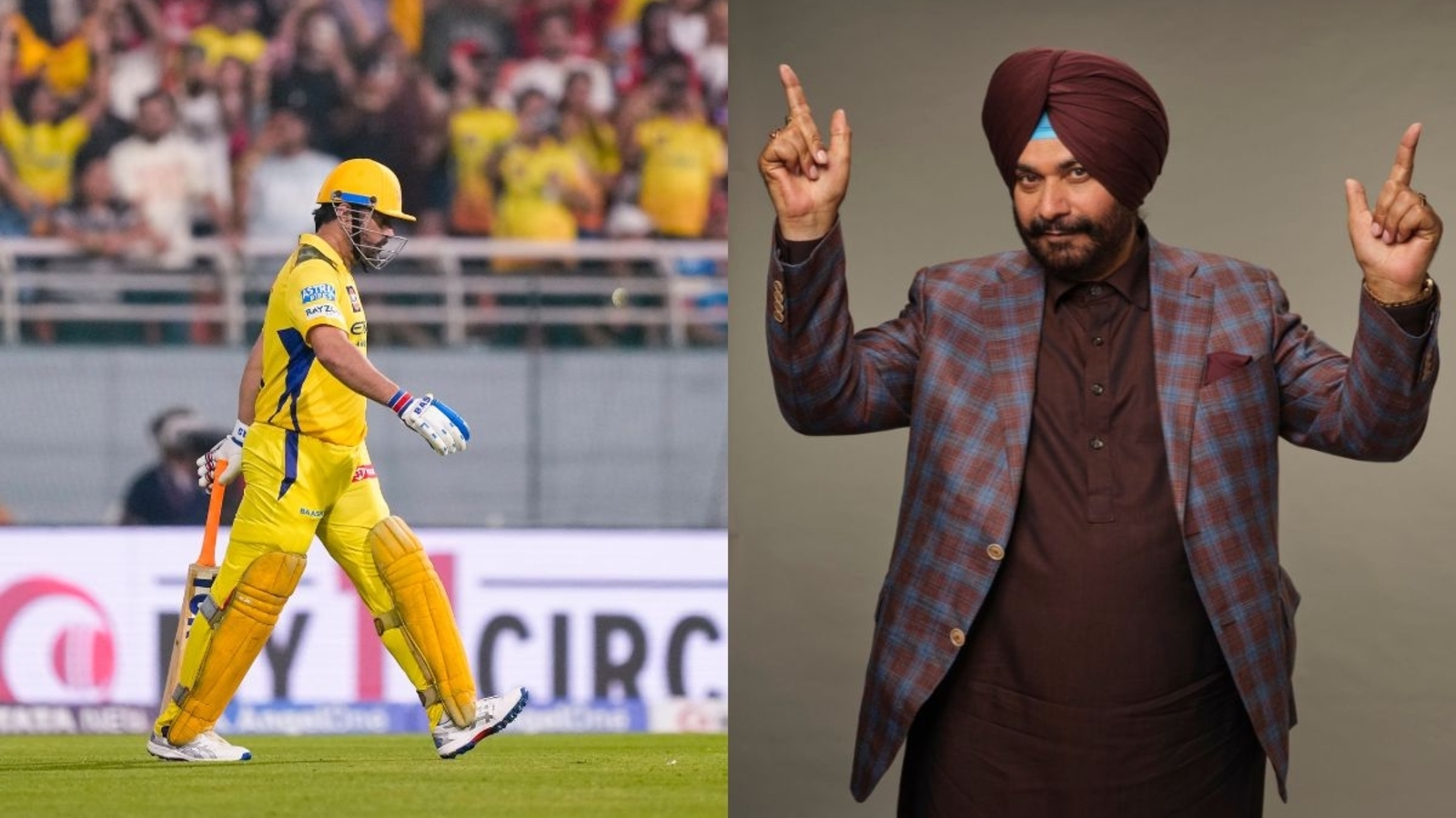 [WATCH] Navjot Singh Sidhu takes dig at MS Dhoni: 'Khoda pahaad, nikli chuhiya'