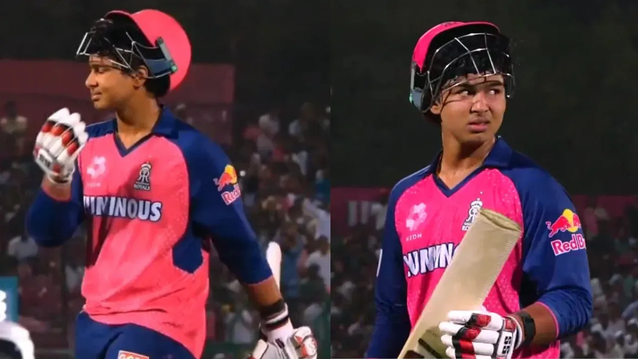 [WATCH] IPL 2025: Teenage debutant Vaibhav Suryavanshi breaks into tears after dismissal