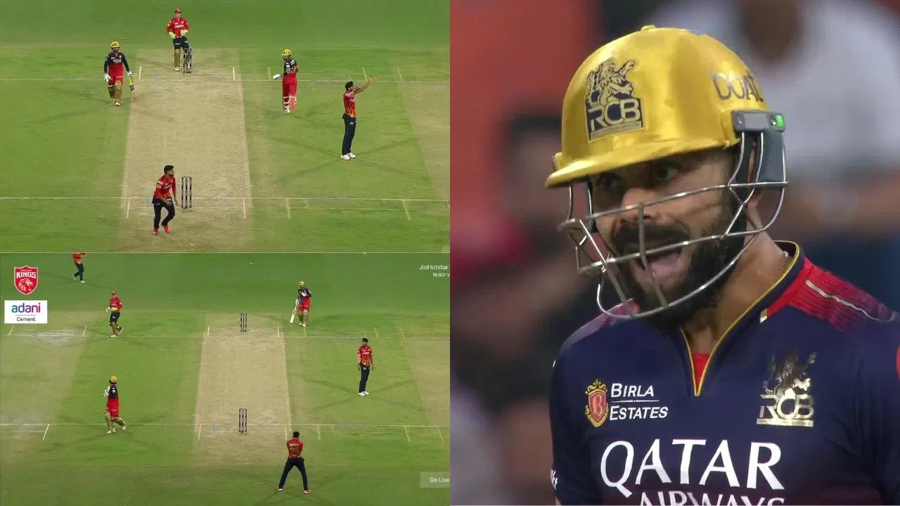 [WATCH] IPL 2025: Virat Kohli yells at Rajat Patidar after mix-up during PBKS vs RCB match