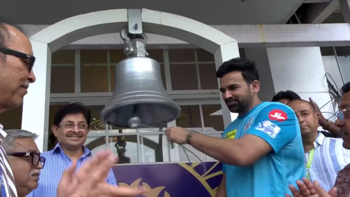 Watch: LSG mentor Zaheer Khan rings the bell at Eden Gardens prior of clash with KKR