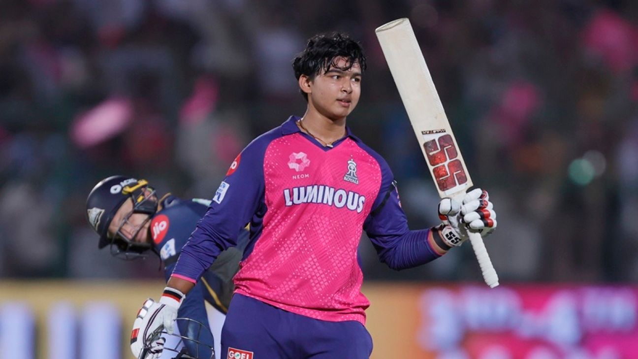 IPL 2025: Vaibhav Suryavanshi becomes youngest centurion in history, second-fastest overall