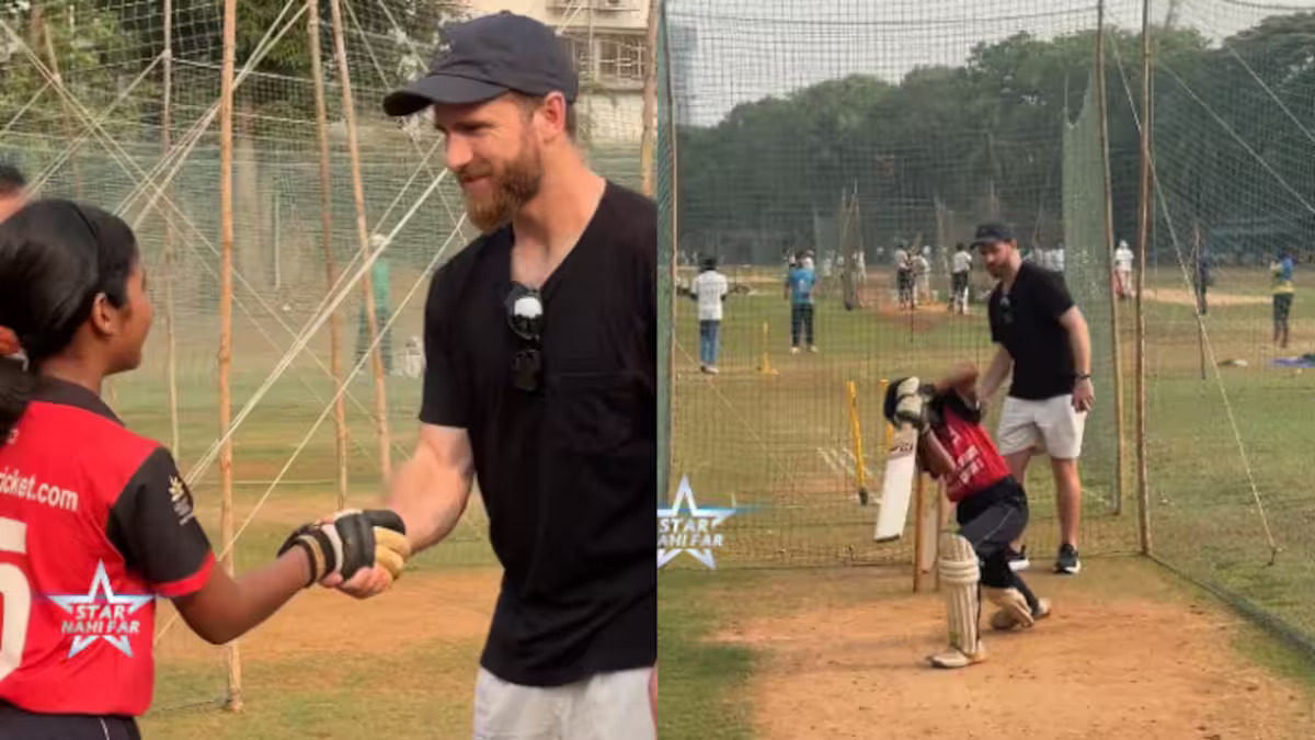 [WATCH] IPL 2025: Kane Williamson Spotted Training Next-Gen Cricketers in Mumbai