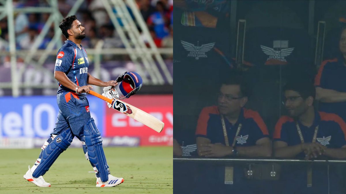 WATCH: Sanjiv Goenka's nervous reaction after  Rishabh Pant's dismissal goes viral in LSG vs MI match