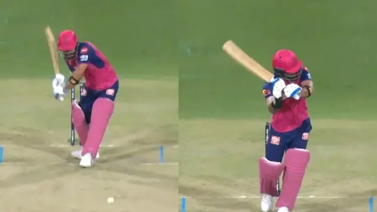 [WATCH] IPL 2025: Riyan Parag hits helicopter six off Marco Jansen's bowling