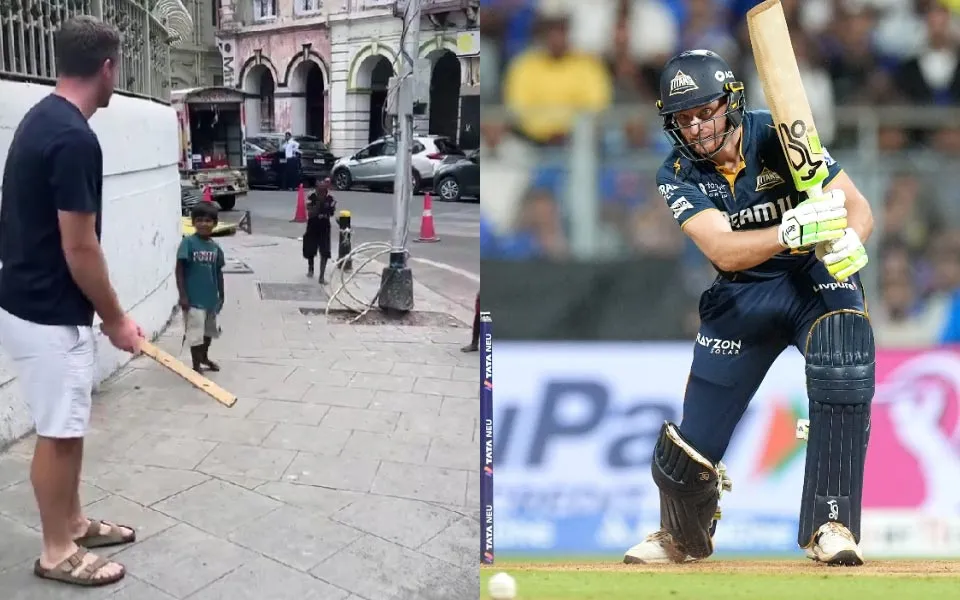 Watch: Jos Buttler spotted playing cricket with kids in Mumbai streets